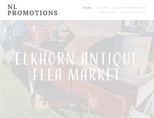 Tablet Screenshot of nlpromotionsllc.com